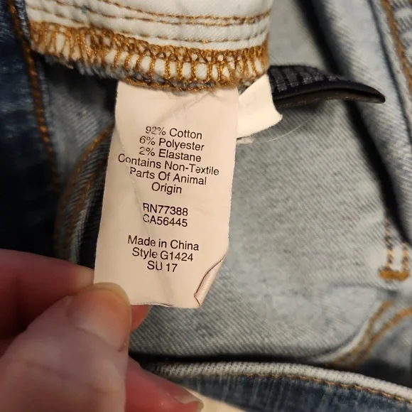 Madewell 9" High Rise Skinny Jeans 26T Distressed Hem - Picture 5 of 11